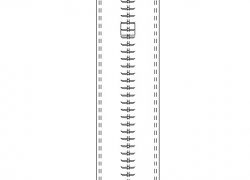 Zeichnung Einzügiger Schornstein