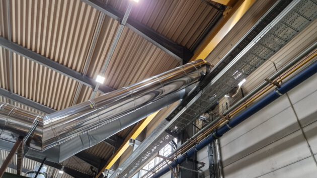 MODUX iso Elementeabgasanlage Metallverarbeitung